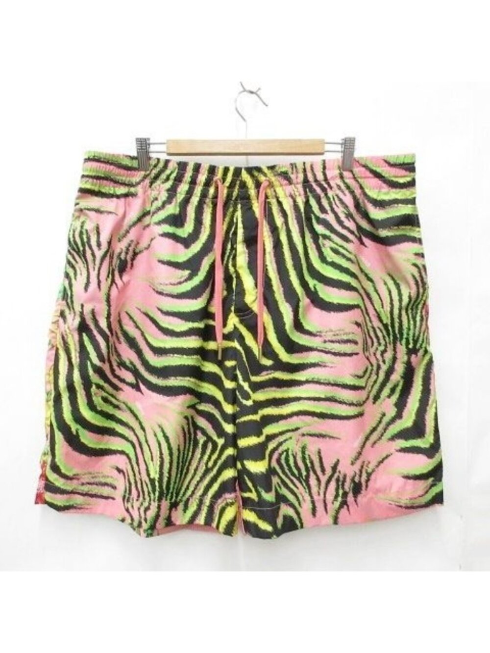 Versace Pants Shorts Nts Half All Over Pattern Floral Zebra Big Pink Black
